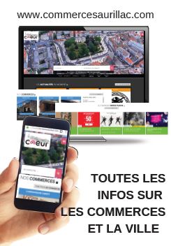 Commerces Aurillac - son site internet